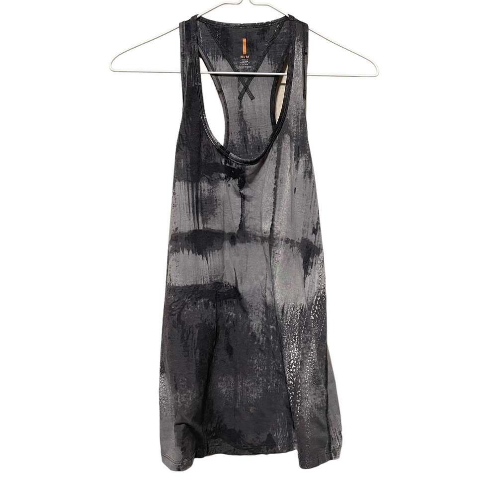 Zella Black and Gray Athletic Tank Top‎